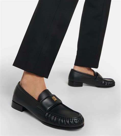 givenchy elegant leather loafers|givenchy loafers women's.